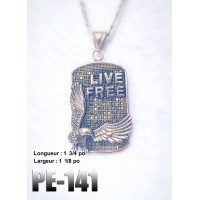 Pe-141 Live Free  , Acier inoxidable ( Stainless Steel )
